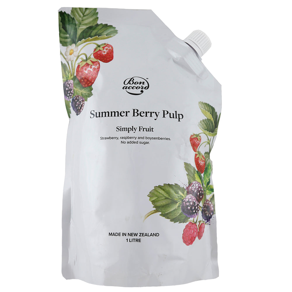 Bon Accord Summer Berry Real Fruit Pulp 1L - Bon Accord 
