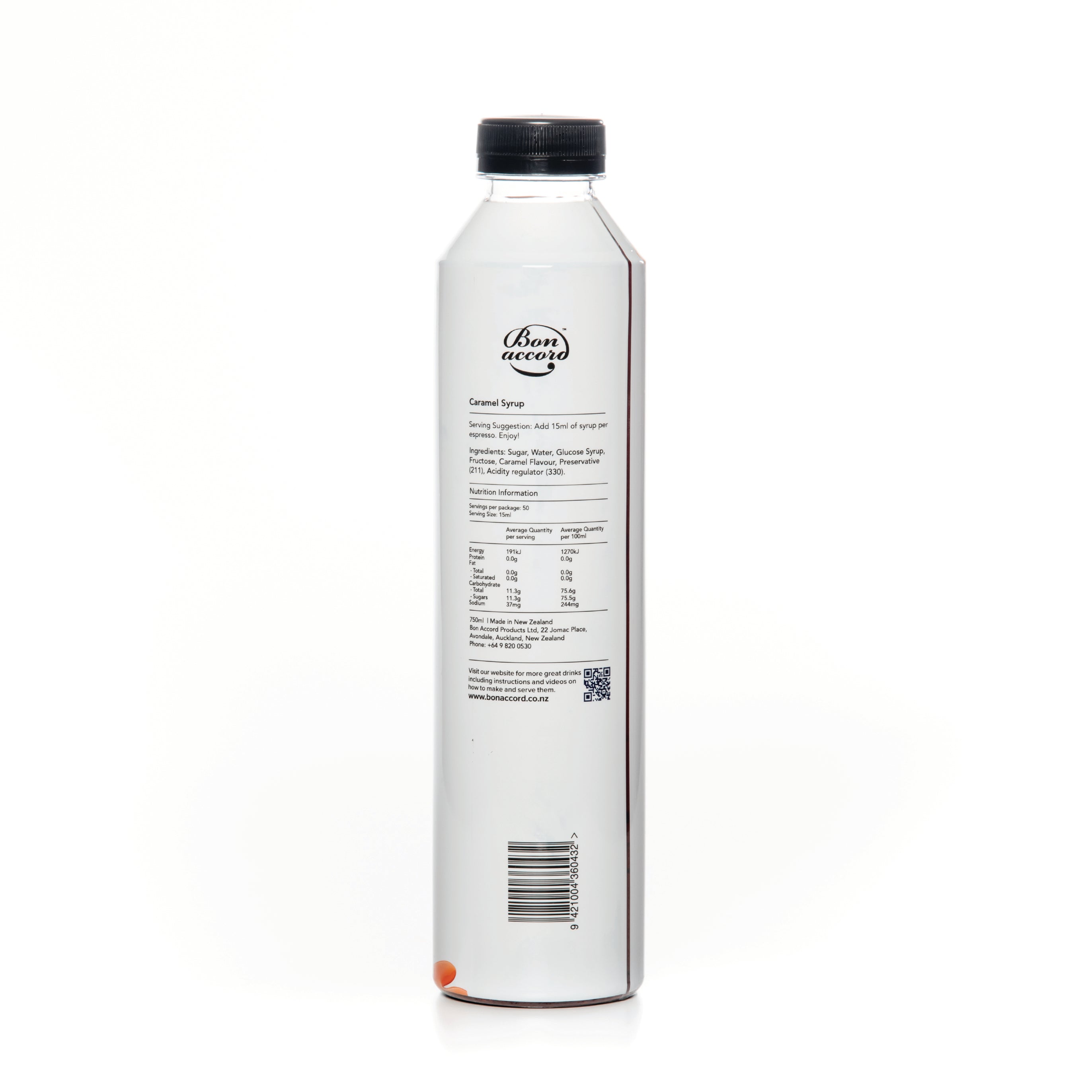 Bon Accord Caramel Syrup 750ml | Bon Accord